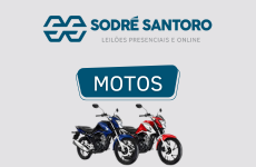 Leilão de Motocicletas - Segunda-Feira - 08/06/2026